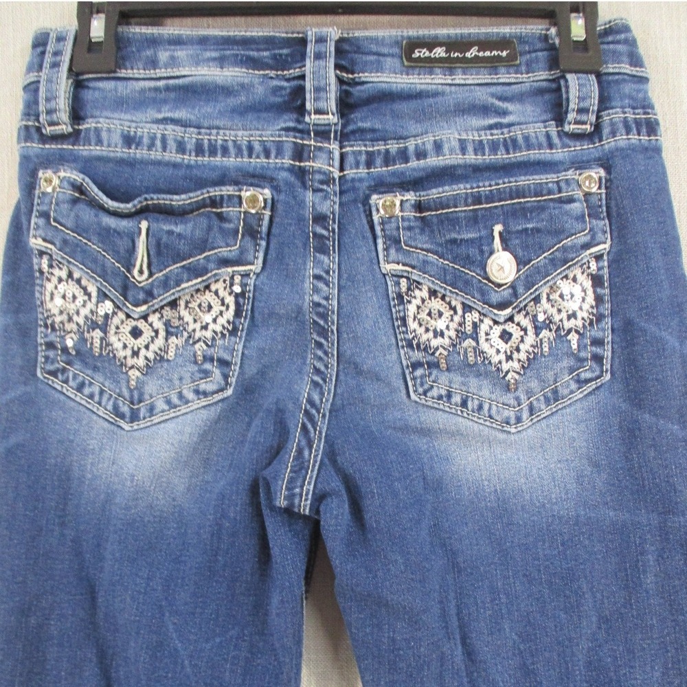 Stella in Dreams Women Medium Wash Bootcut Denim Jeans Size 7/28